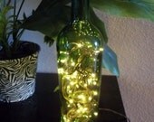 Upcycled Wine Bottle LED light, LED NIght light