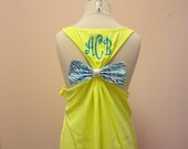 The "Orignial" Bow Tank Top w/Monogram