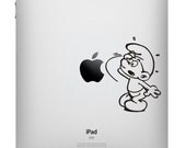The Smurfs  -- iPad Decal iPad Sticker Art Vinyl Decal for Macbook Pro / Macbook Air / iPad 1 / iPad 2 / iPad 3/iPad 4/ iPad mini