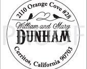 Little Love Birds Custom Return Address Stamp