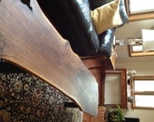 Black Walnut slab coffee table