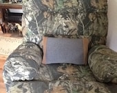 This is a two tone dark grey brown. knit oblong pillow with a pillow form I made for the inside.This pillow is all hand made by myself