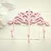Shabby Chic Wall Hook / French Country Wall Hook / Traditional Decor / Triple Hook / Key Hanger / Coat Hook / Organize / Ornate