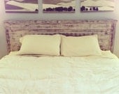 Shabby Chic handmade wood headboard (any size)