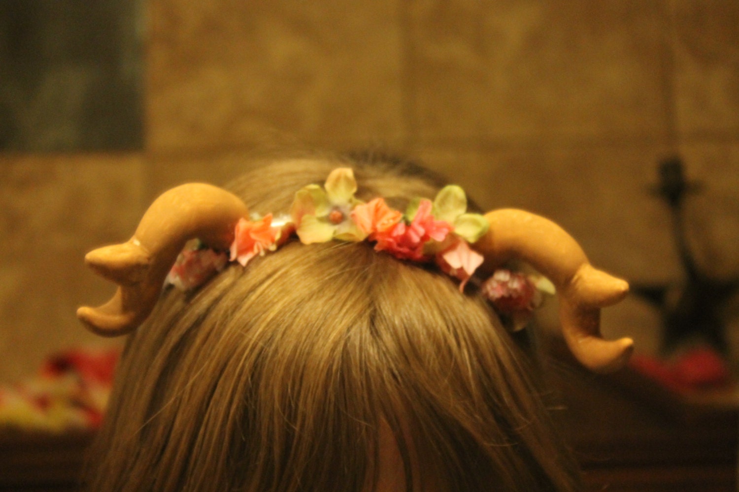 Antler Flower Headband