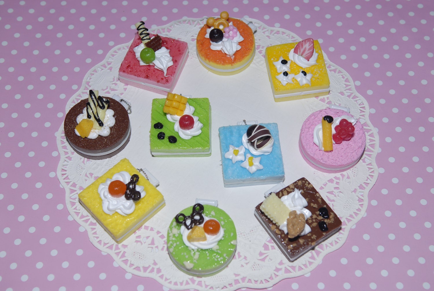 Kawaii Squishy Cake Mirrors