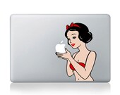 Snow White----Mac decal Macbook Decals Macbook Stickers Macbook Pro decals Macbook Air decals Vinyl decal for Apple Mac iPad iPhone