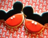 Mickey Mouse Sugar Cookies