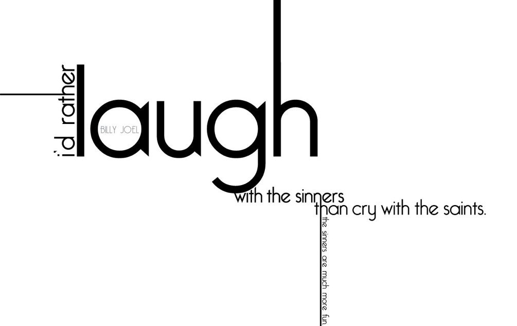 Only the Good Die Young Lyrics Print