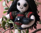 Amigurumi Raven Girl