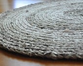 Area Crochet Rag Rug - Nursery Rug - Rocky Beach Shades