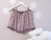 Bunny Bloomers silky tap pant for women vintage style pajama bottom