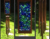 Wind Chime, Stained Glass, Copper, Windchime, Wind Chimes, Windchimes, Suncatcher