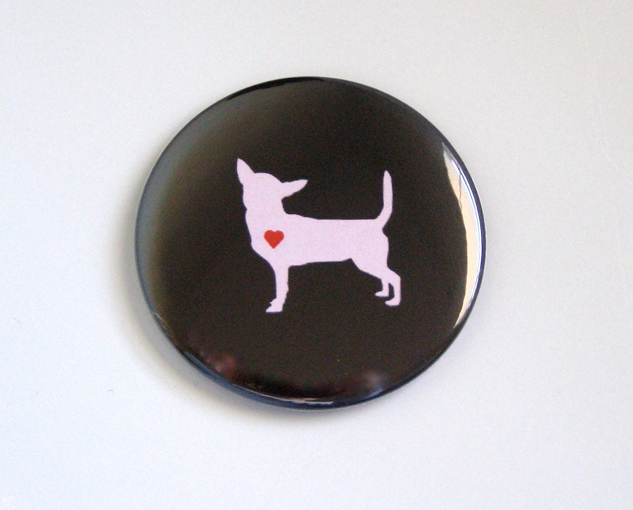 Chihuahua Pocket Mirror - 2.25 inch