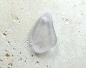 Top-Drilled Sea Glass Pendant - 1 Light Lavender Purple
