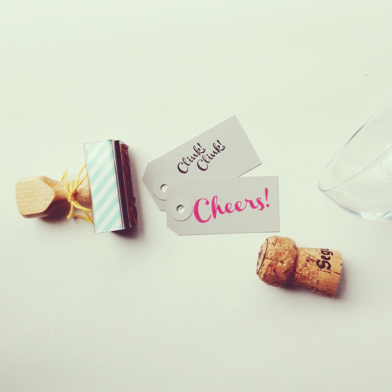 Cheers stamp : celebrate
