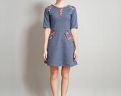 denim colored sweatshirt dress Supayana spring