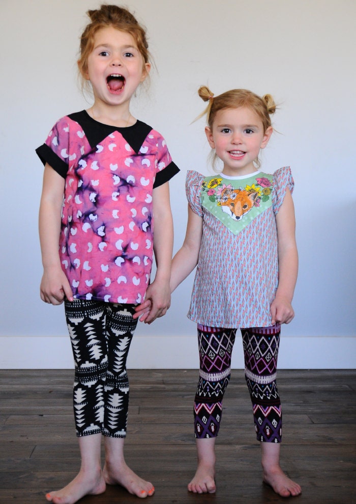 geometric unisex baby leggings- Supayana