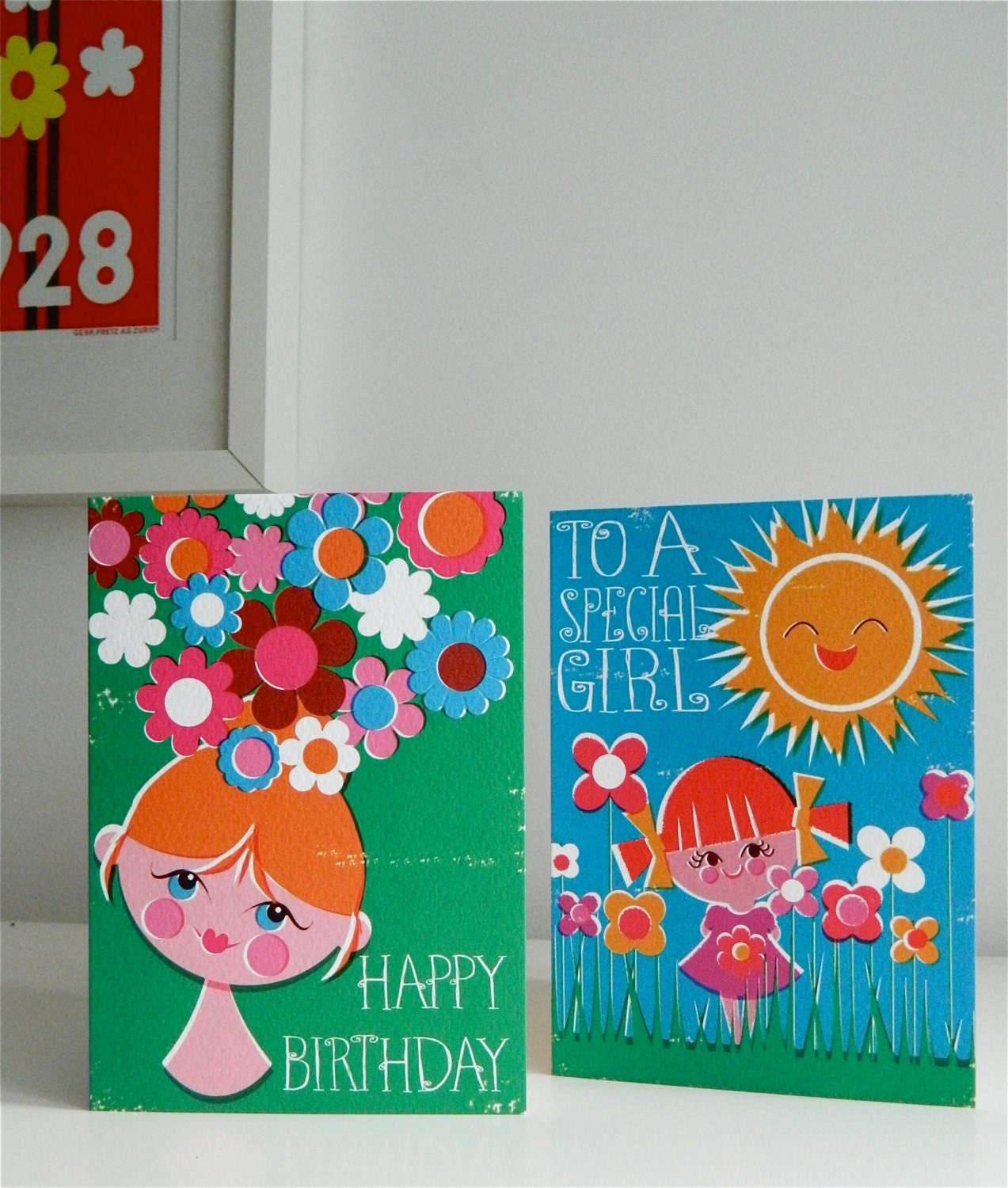 Retro Birthday Card by alice apple - Sunshine Girl
