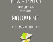 Mix & Match Notecard Set 10-Pack