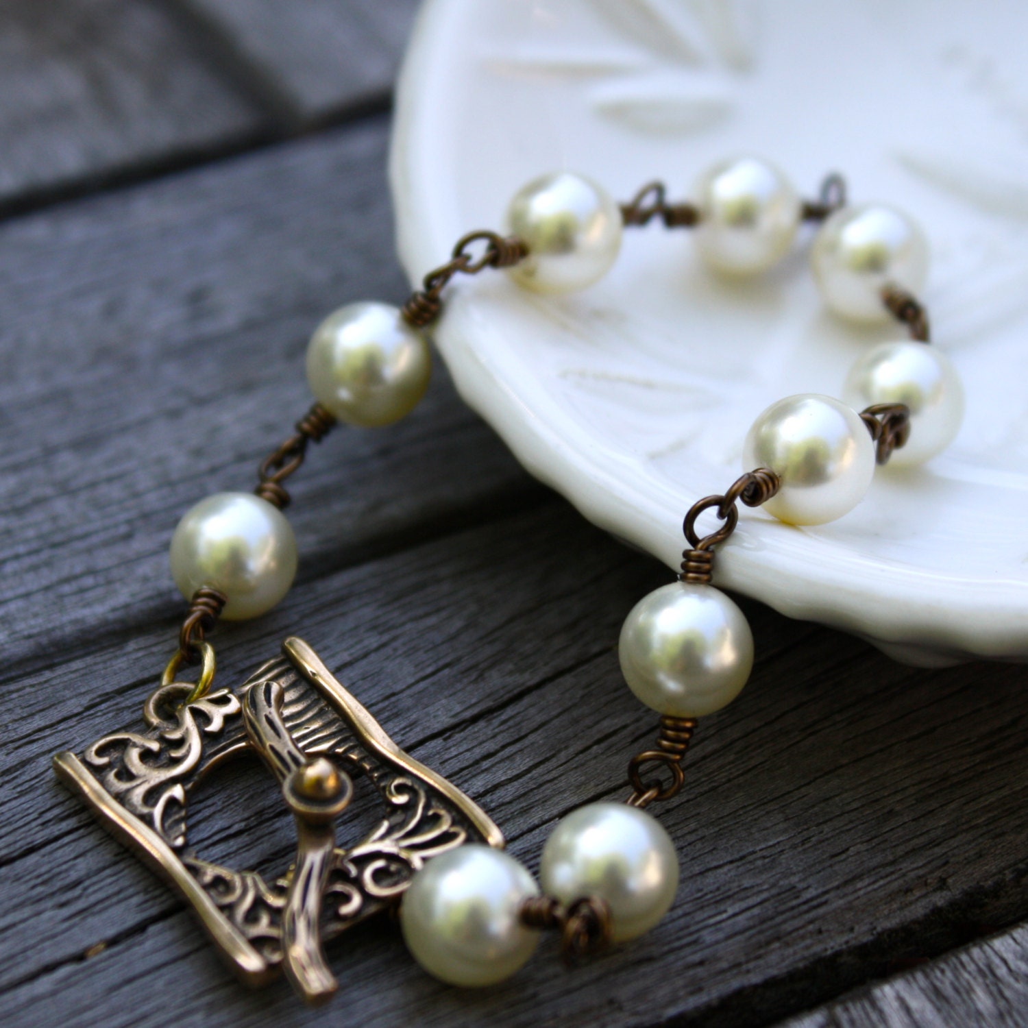 Swarovski Crystal Pearl Bracelet