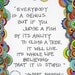 Brightly Colored Art Print-  Everybody is a Genius  - Albert Einstein Quote