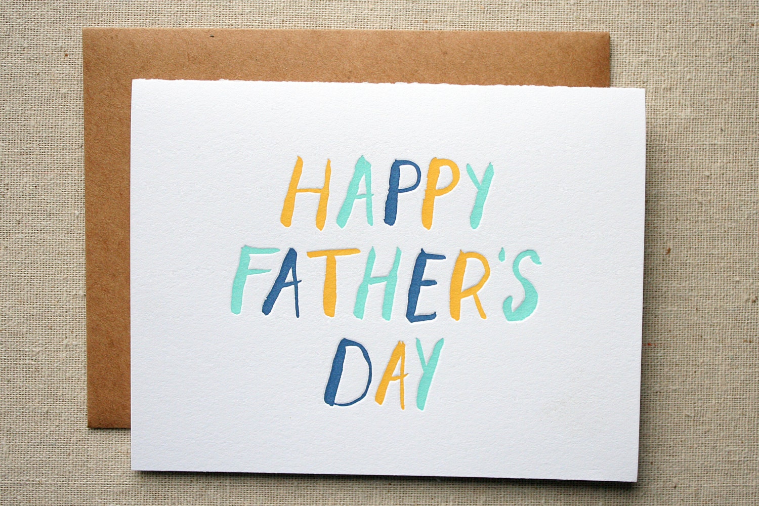 Father's Day Letterpress Card