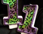 Custom Birthday Blingy Candle - DOUBLE-DIGIT Animal Print Set Il_170x135