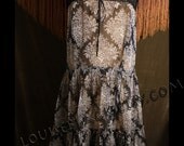 Risque Rococo Sheer Chiffon Flapper Party Dress by Louise Black