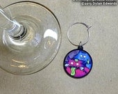 Silly Fuzzy Monsters - Feeping Creatures wine charm