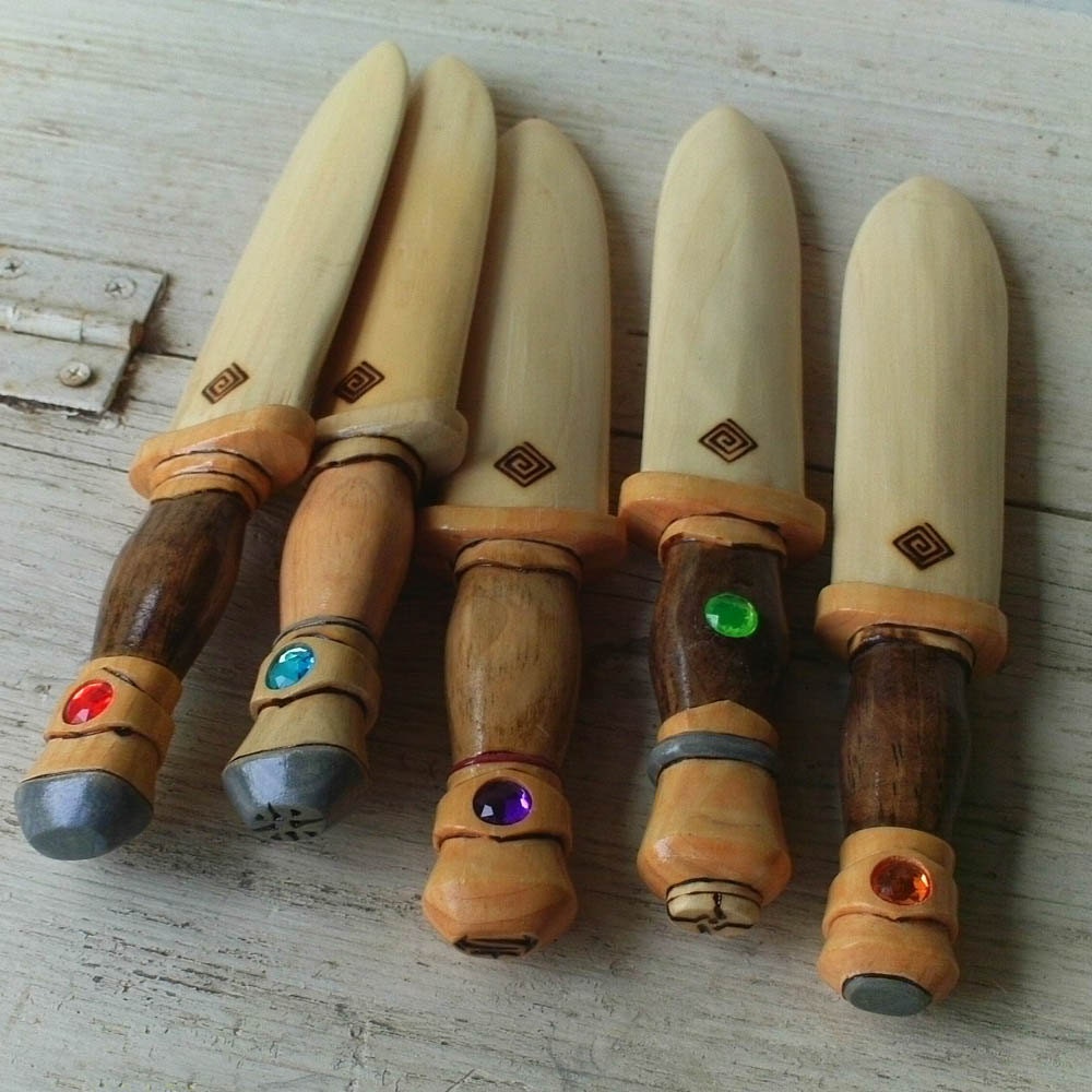 Jewel Prize Wooden Toy Dagger