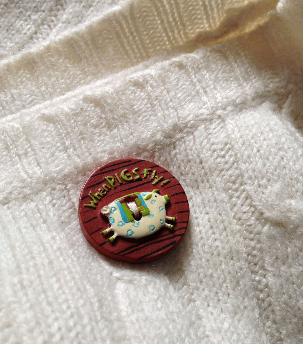 When Pigs Fly - Lapel Pin