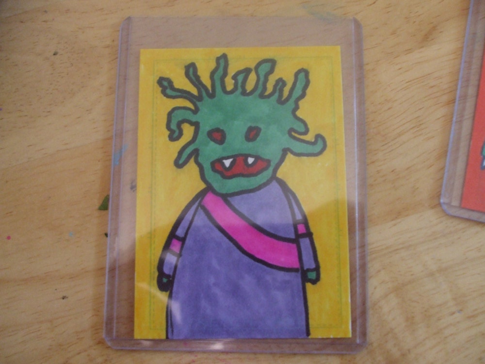Medusa Artist Sketch Card