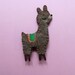 Felt Alpaca Brooch - Made to Order