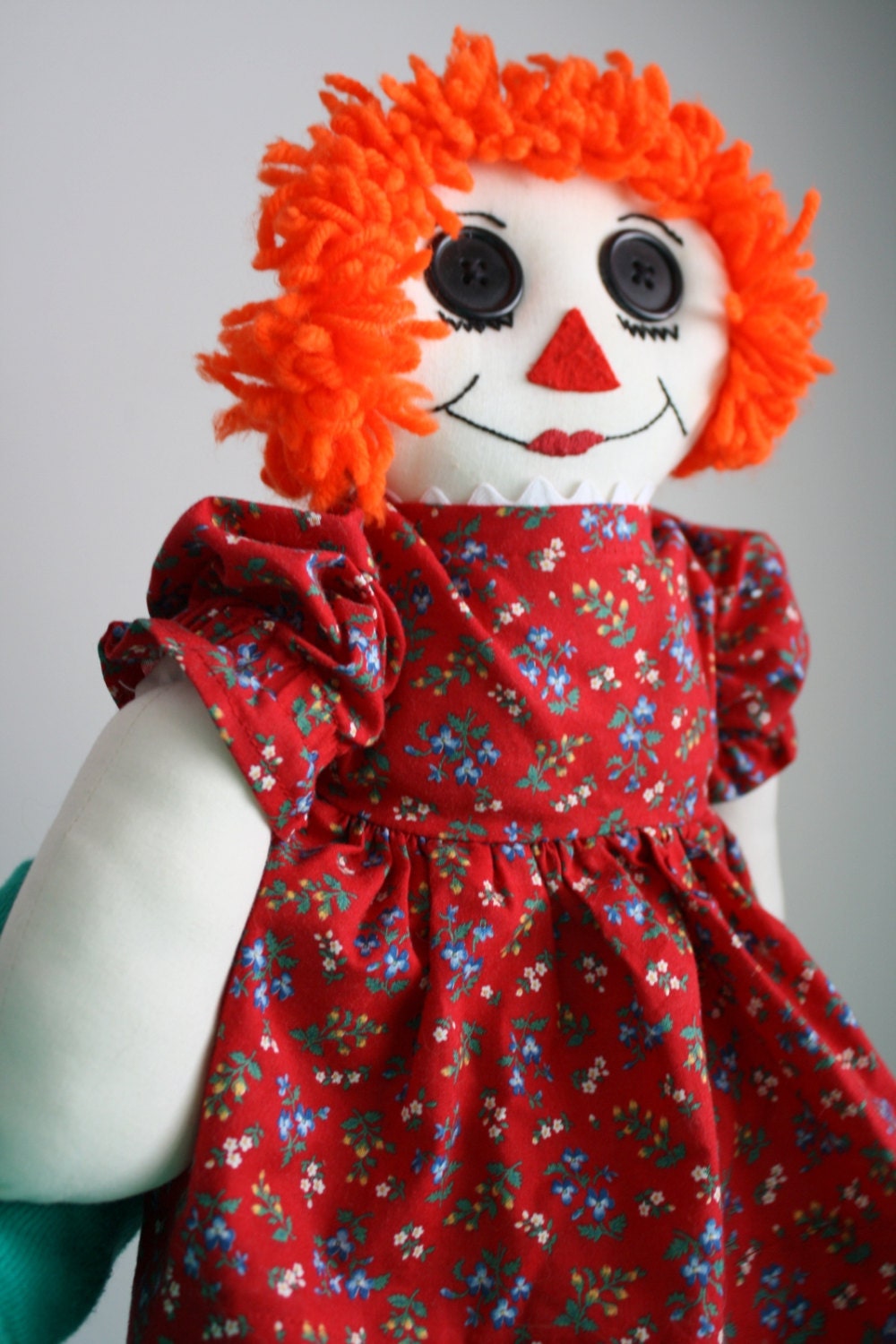 Vintage Handmade Raggedy Ann Doll