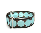 2" dog collar Breakfast at Tiffany's wide buckle or martingale collar