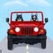 Jeep Road Trip Cats Original Cat Folk Art Painting