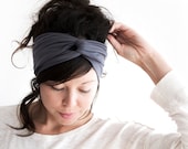 Turban Headband Grey