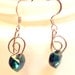 Emerald Heart Swarovski Crystal Earrings