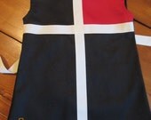 1960's style Black with Red Color block ..children,clothing, girls dress