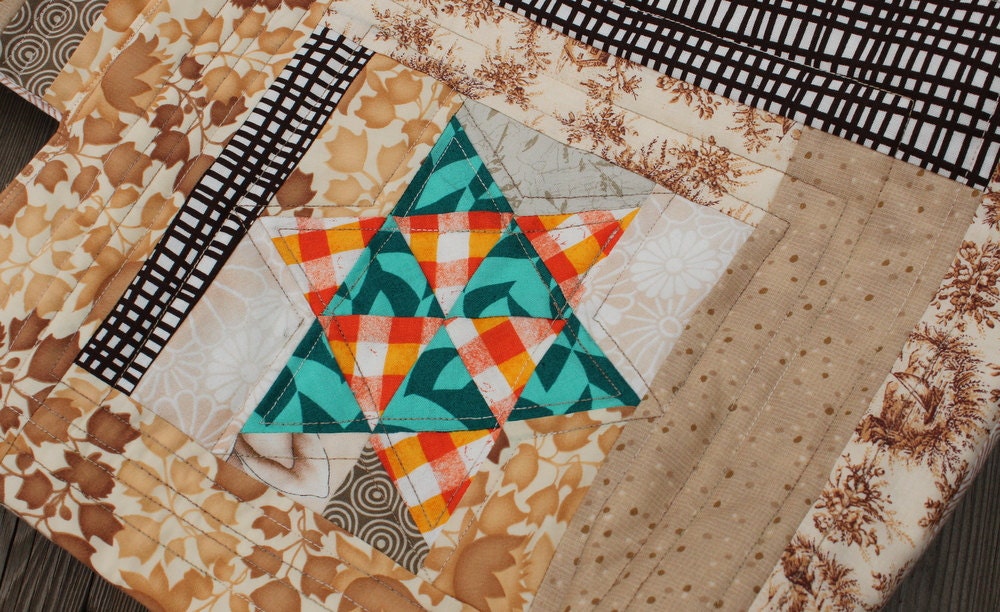 Quilted Hand Bag  - Dancing Star