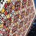 Patchwork Bed Quilt, Throw, Blanket,  Lap, Full or queen, Heirloom, Scrappy, yellow, red, black and cream - Orca Bay