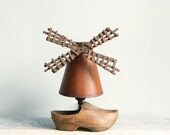 Vintage Folk Art Dutch Lamp