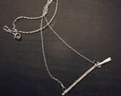 Sterling Silver Marksman Rifle Necklace