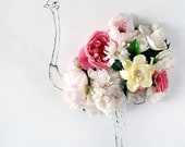 ostrich and Flower Photograph No. 88243