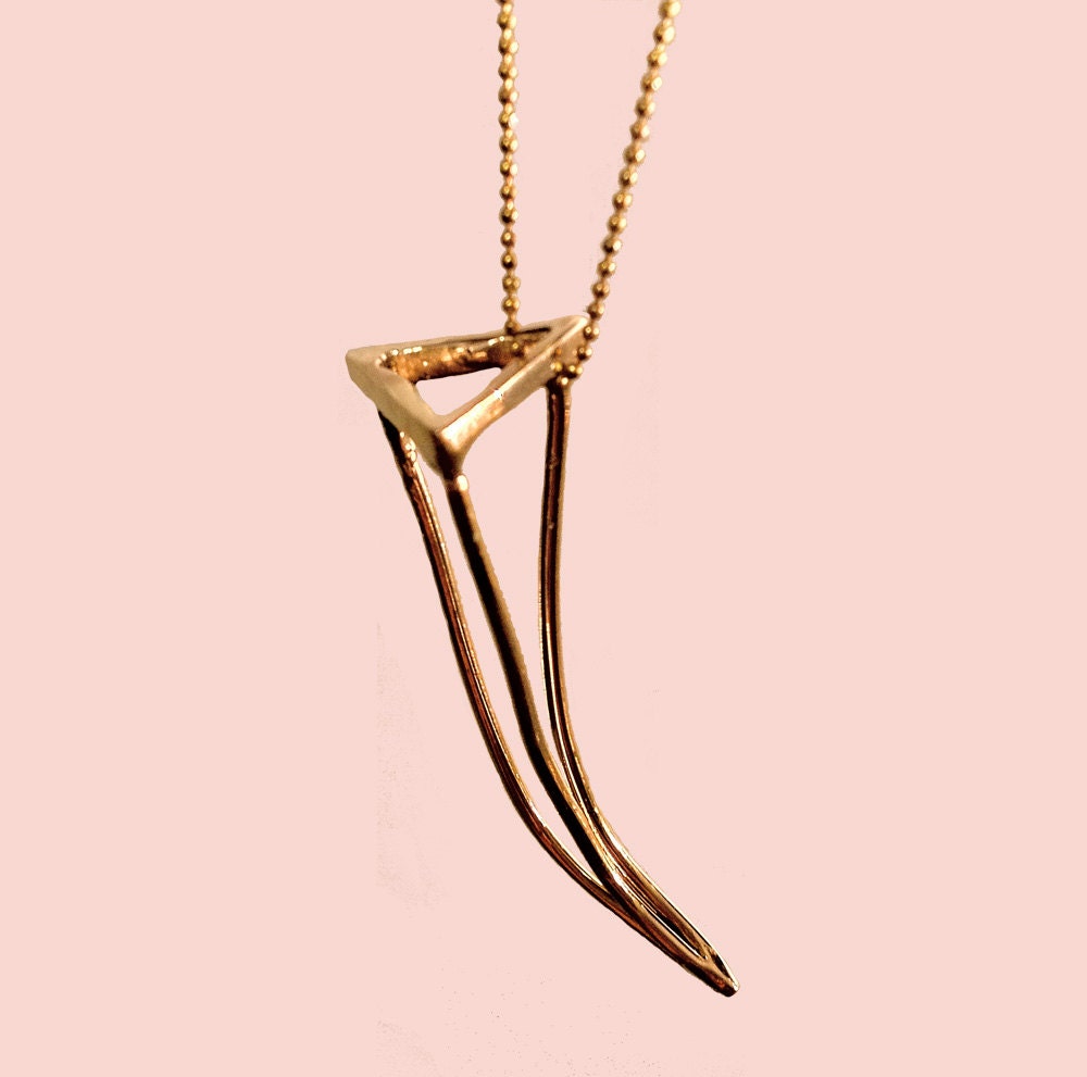 Pyramid Fang Necklace