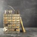 Best Ever Vintage Industrial Parts Drawer Bin Unit 32 Mini Sized Drawers