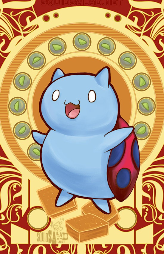 Catbug Noveau Poster 11x17
