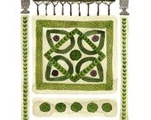 knot garden no. 2 watercolor reproduction print
