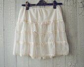 VINTAGE Petticoat Tutu in Ivory and Cream